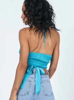 Princess Polly Franky Top Blue Fashion