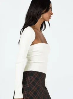 Princess Polly Freesia Two Piece Bolero Top Ivory Shop