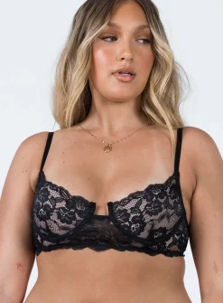 Princess Polly Gabriella Bralette  Black Cheap