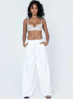 Princess Polly Gabriella Bralette  White Cheap