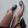 Princess Polly Gabrysia Stockings  Black New