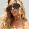 Princess Polly Gabrysia Sunglasses  Black Hot