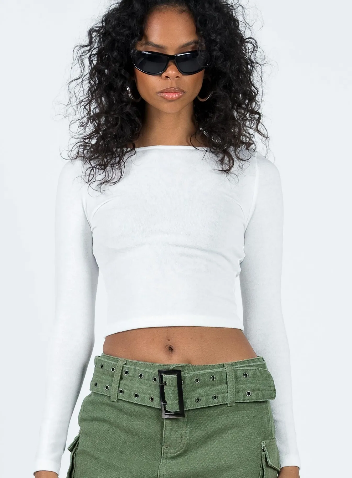 Princess Polly Gadigal Long Sleeve Top White Best Sale