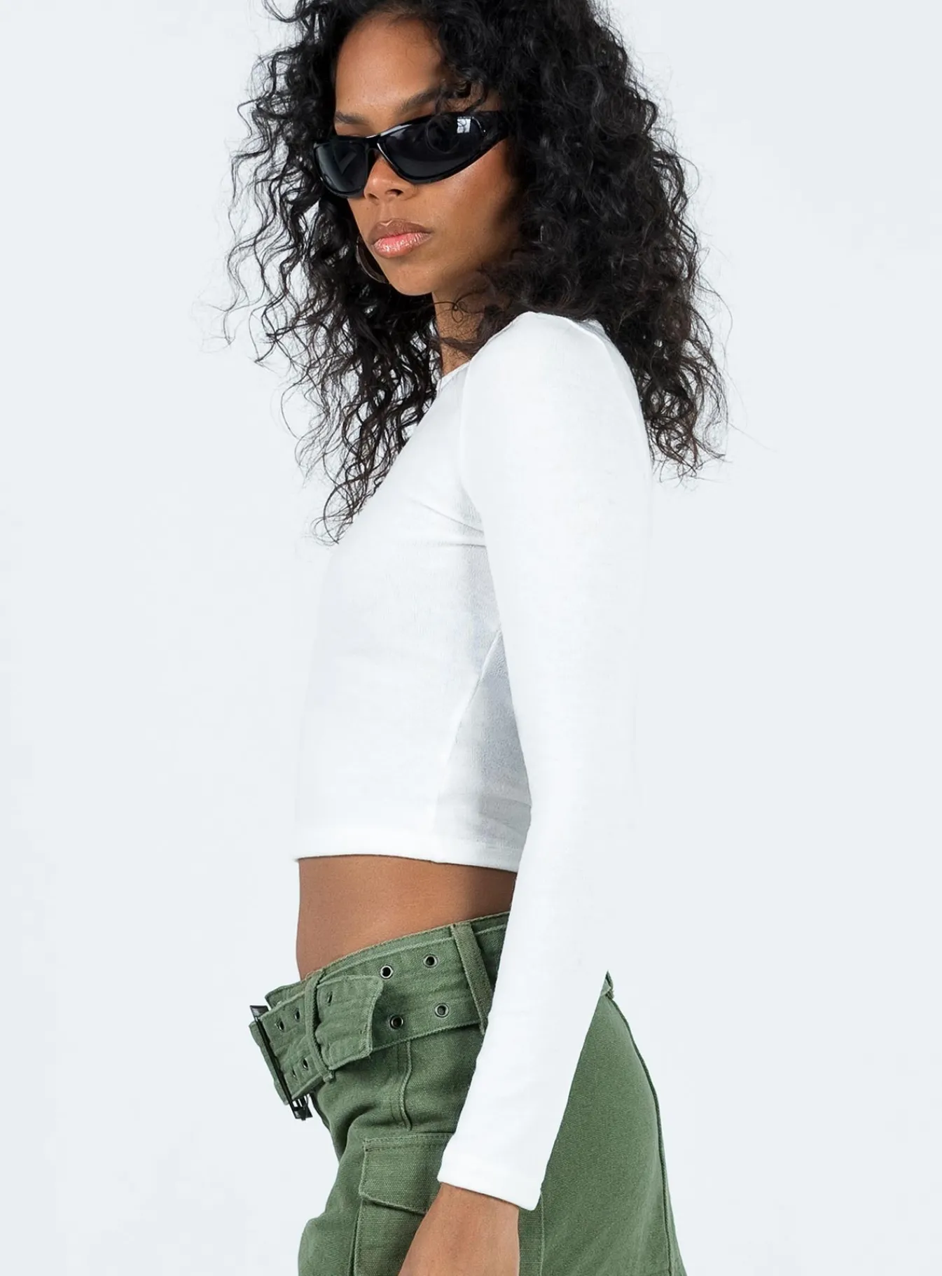 Princess Polly Gadigal Long Sleeve Top White Best Sale