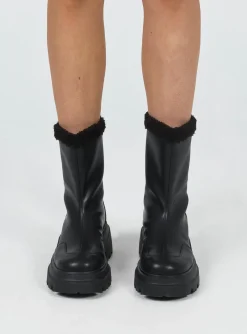Princess Polly Galleria Boot  Black Store