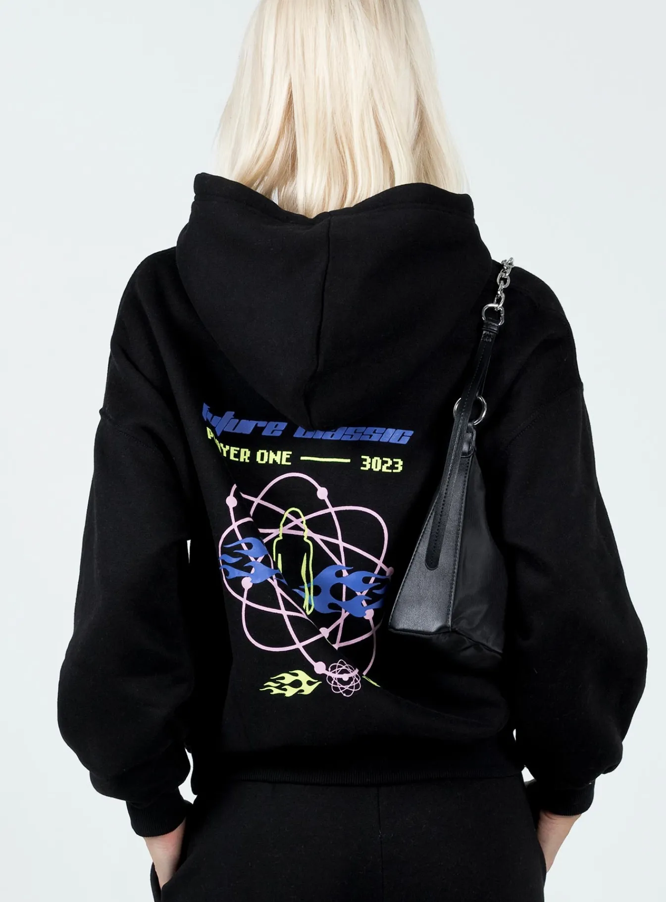 Princess Polly Game On Hoodie Black Hot