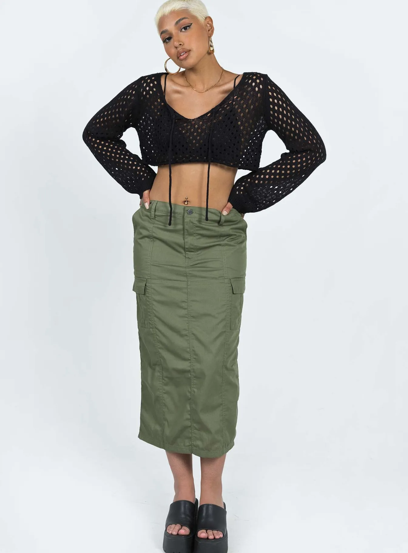 Princess Polly Gardena Top Black New