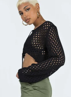Princess Polly Gardena Top Black New