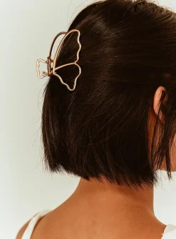 Princess Polly Gatekeeper Hair Clip   Gold Outlet