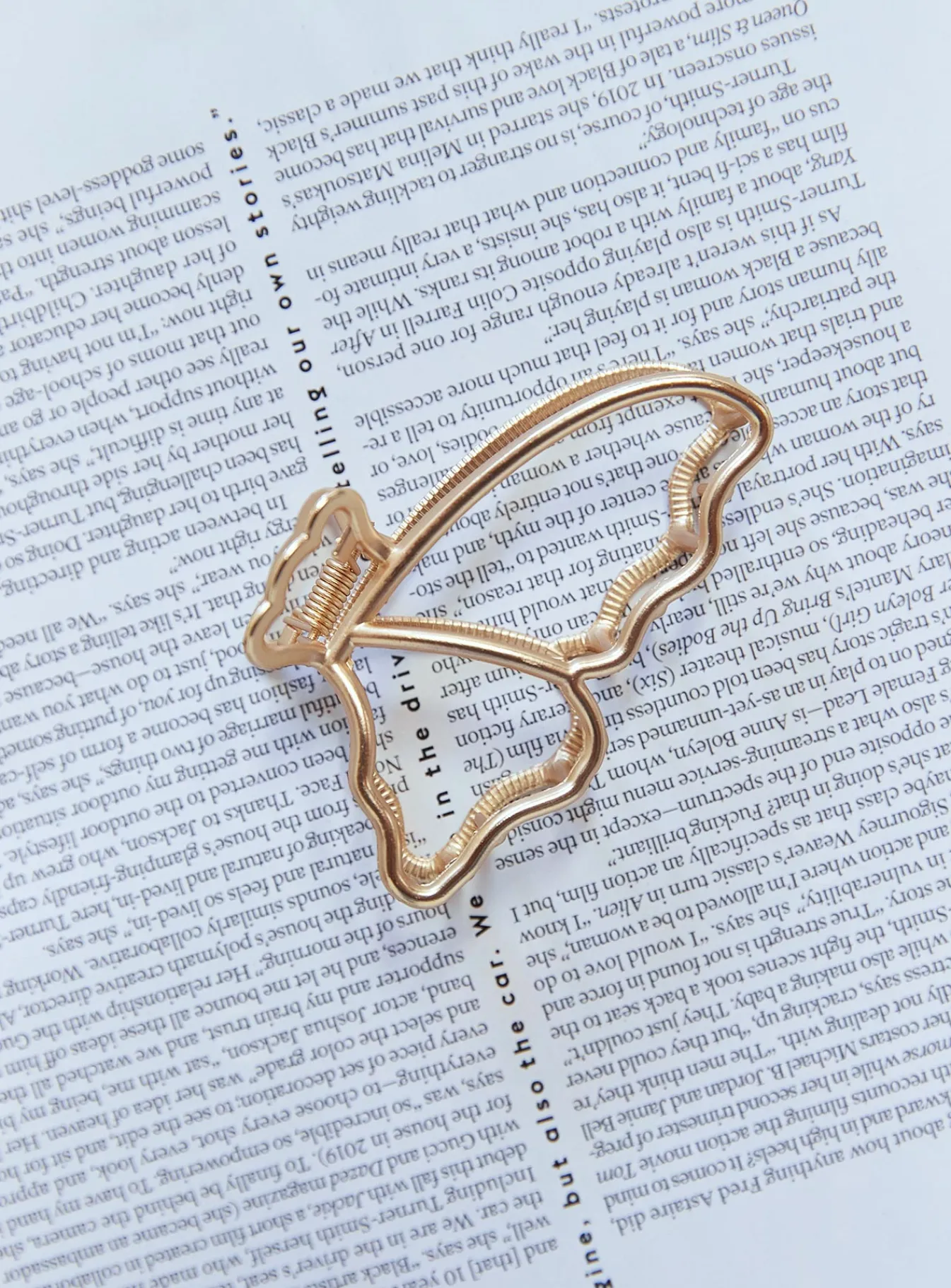 Princess Polly Gatekeeper Hair Clip Gold Outlet