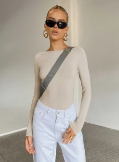 Princess Polly Gatewood Long Sleeve Bodysuit  Bone Shop