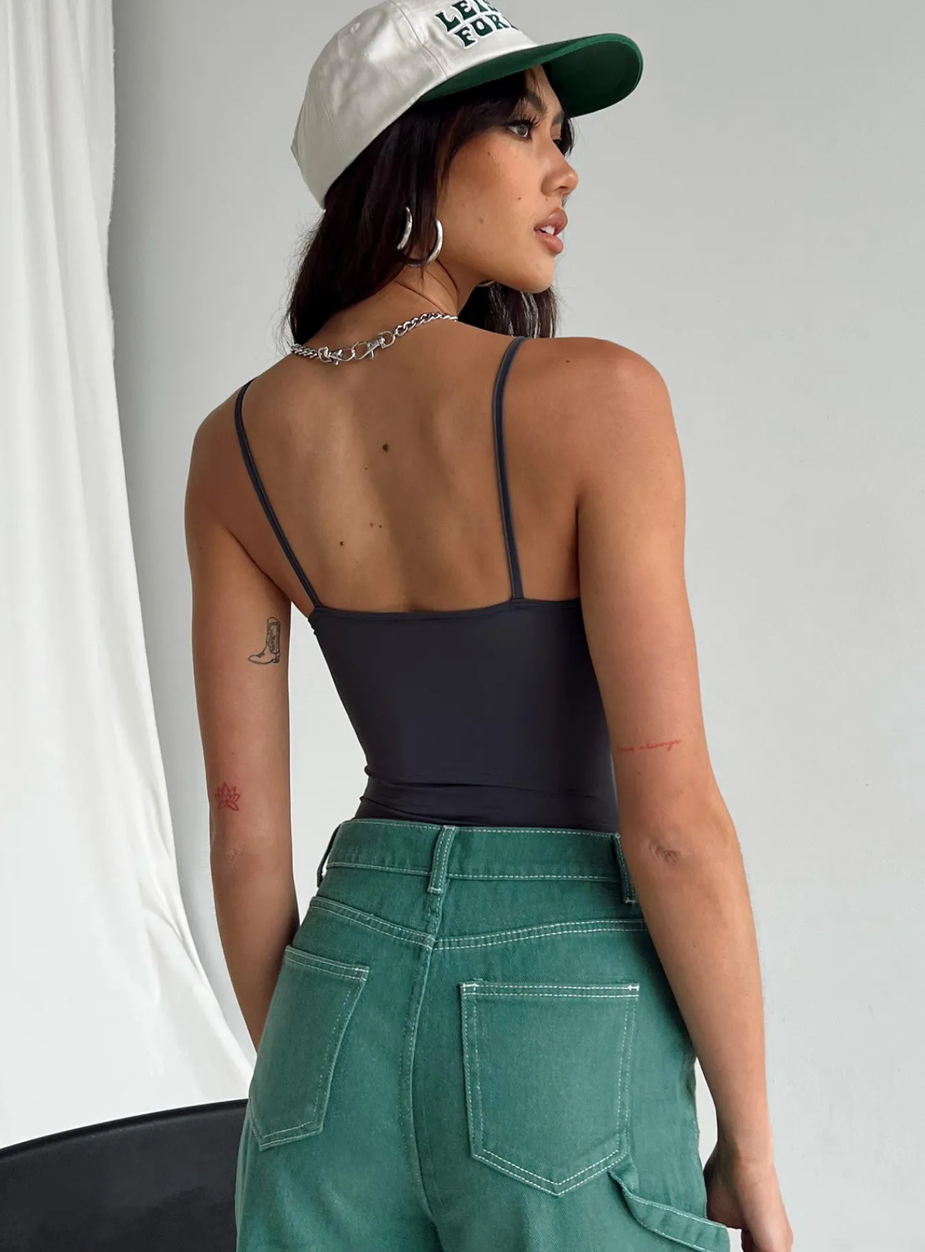 Princess Polly Geary Bodysuit Grey Fashion