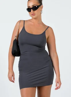 Princess Polly Geary Mini Dress Grey New