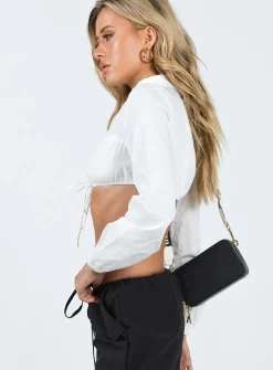 Princess Polly Gemi Cloud Crop Top Ivory Sale