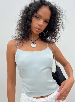 Princess Polly Genco Cami  Blue Discount
