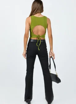 Princess Polly Georgene Pants  Black Cheap