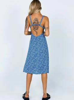 Princess Polly Georgia Midi Dresstall   Navy Sale