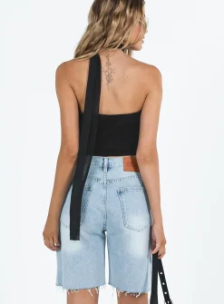 Princess Polly Get It Shorts Light Wash  Denim Outlet
