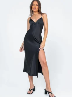Princess Polly Gigi Midi Dress Black Cheap