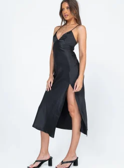 Princess Polly Gigi Midi Dress Black Cheap