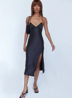 Princess Polly Gigi Midi Dress Black Cheap