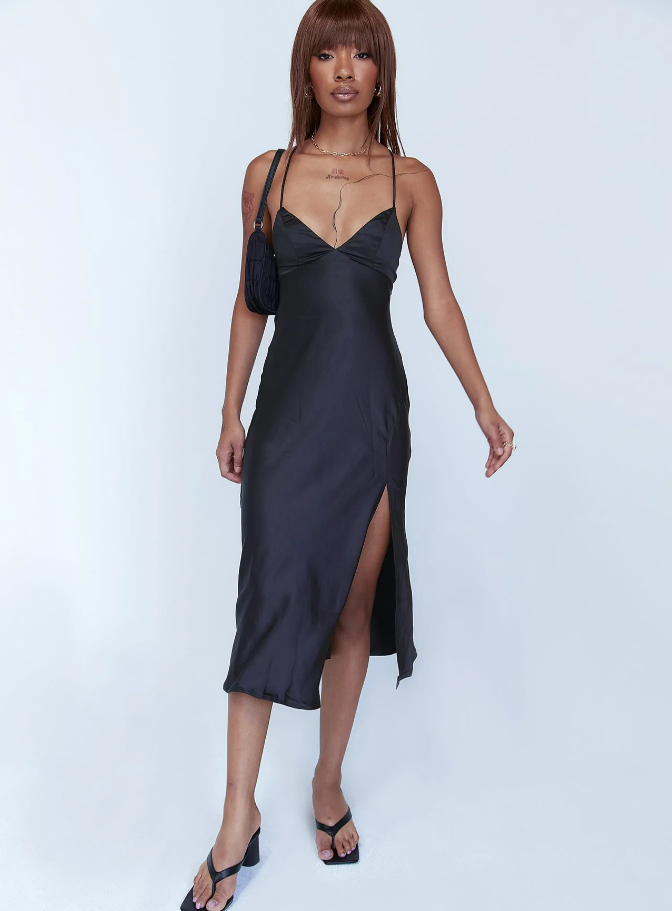 Princess Polly Gigi Midi Dress Black Cheap