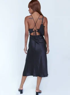 Princess Polly Gigi Midi Dress Black Cheap