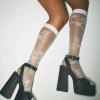 Princess Polly Gilda Stocking Socks  White Discount