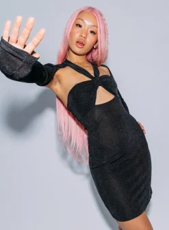 Princess Polly Giovanni Mini Dress  Black Online