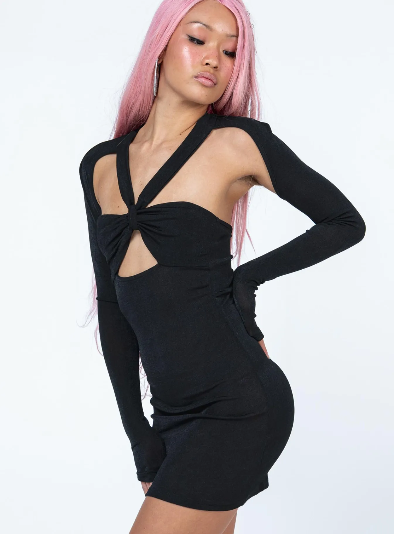 Princess Polly Giovanni Mini Dress Black Online