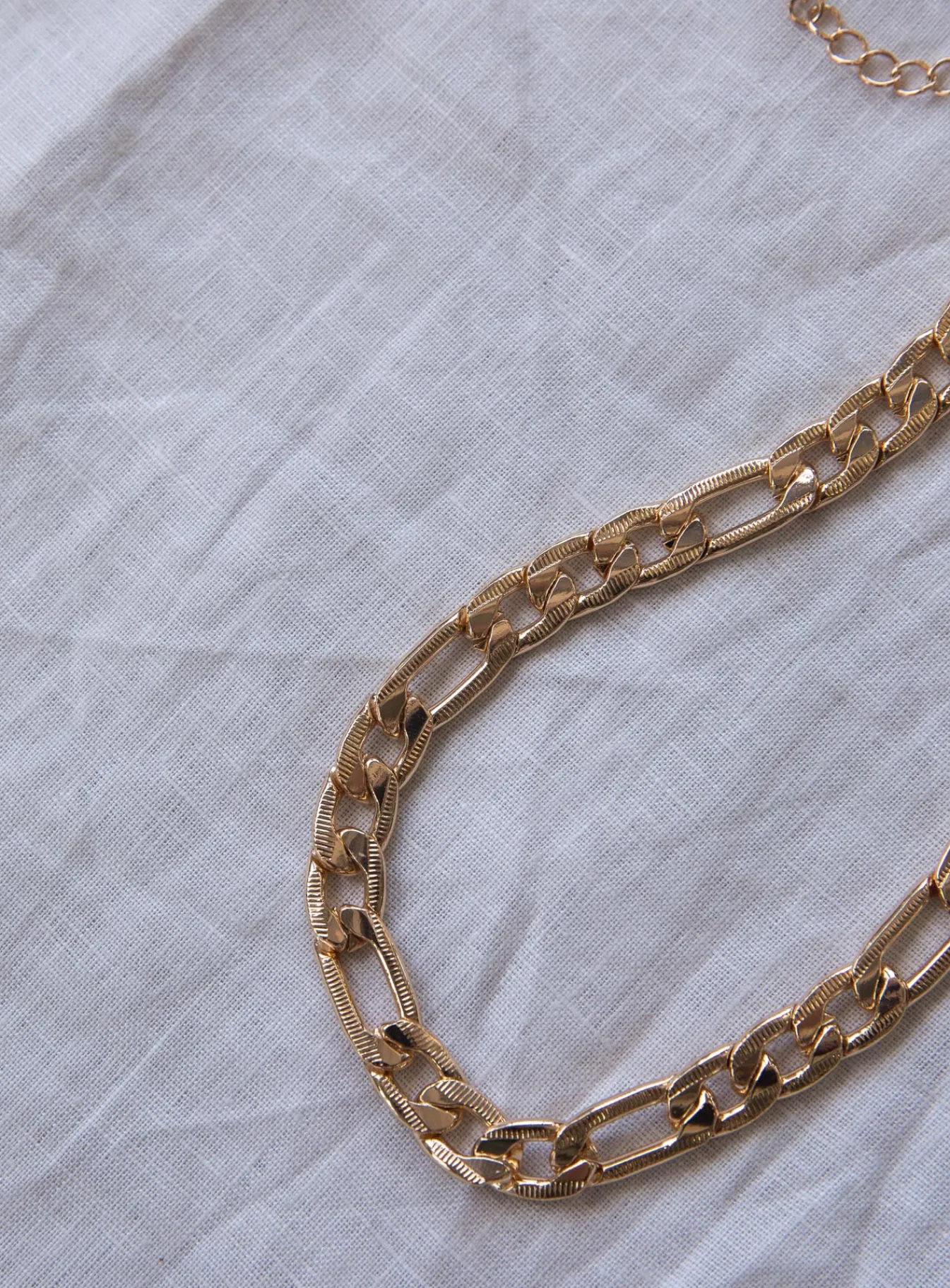 Princess Polly Gladiator Necklace Gold New