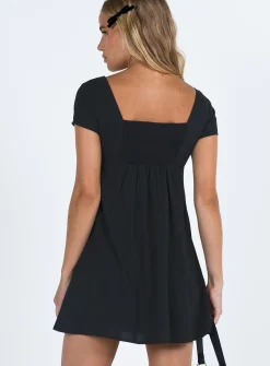 Princess Polly Glenore Mini Dress Black New