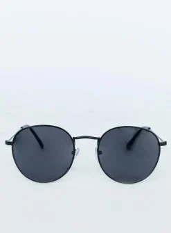 Princess Polly Golden Hour Sunglasses  Black Clearance