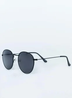 Princess Polly Golden Hour Sunglasses Black Clearance
