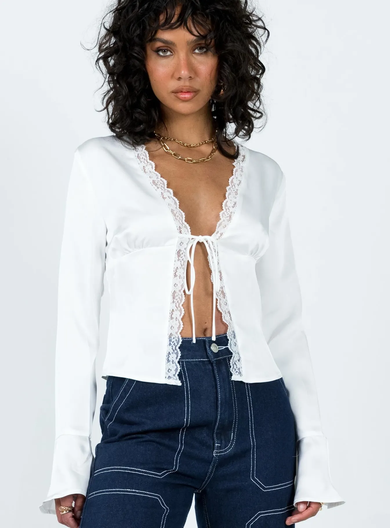 Princess Polly Goodlet Top White Fashion