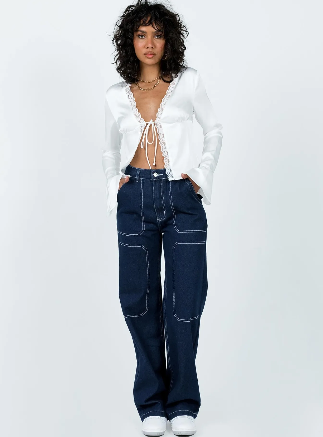 Princess Polly Goodlet Top White Fashion