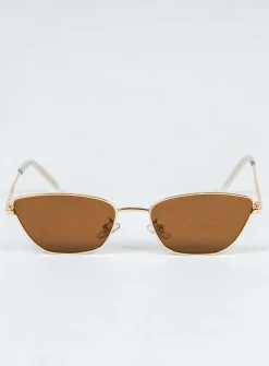 Princess Polly Grace Sunglasses  Brown Shop