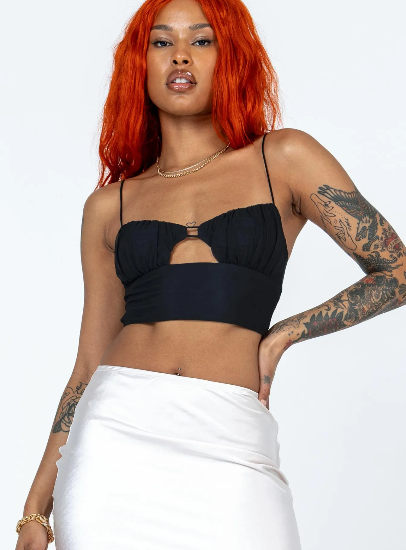Princess Polly Graysen Top Black Hot