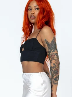 Princess Polly Graysen Top Black Hot