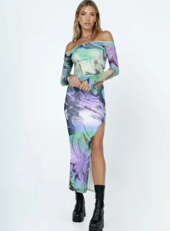 Princess Polly Great Delusions Maxi Skirt  Multi Fashion