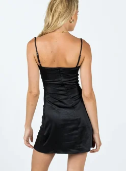 Princess Polly Grimmond Mini Dress Black Hot