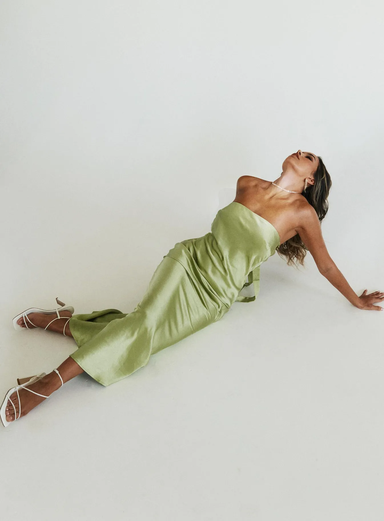 Princess Polly Haley Maxi Dress Green Shop