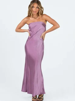 Princess Polly Haley Maxi Dress  Mauve Cheap
