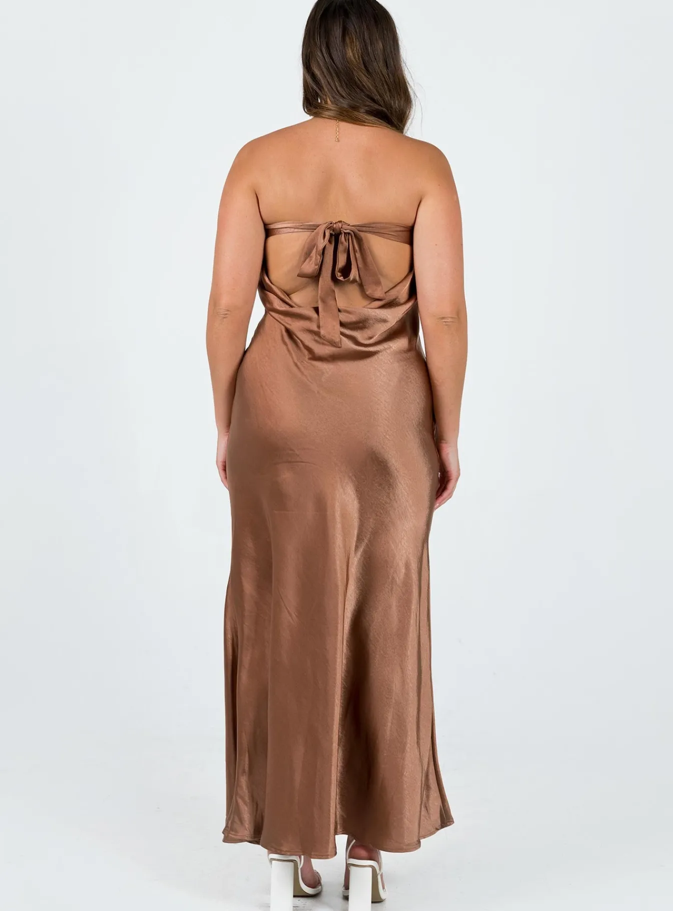 Princess Polly Haley Maxi Dress Brown Online