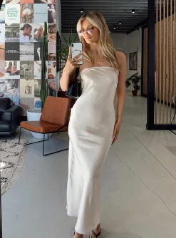 Princess Polly Haley Maxi Dress Champagne Cheap