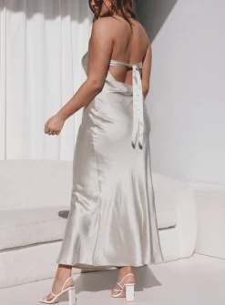 Princess Polly Haley Maxi Dress Champagne Cheap