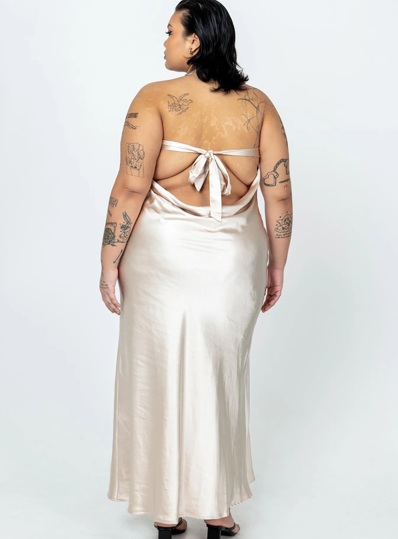 Princess Polly Haley Maxi Dresscurve Champagne Store
