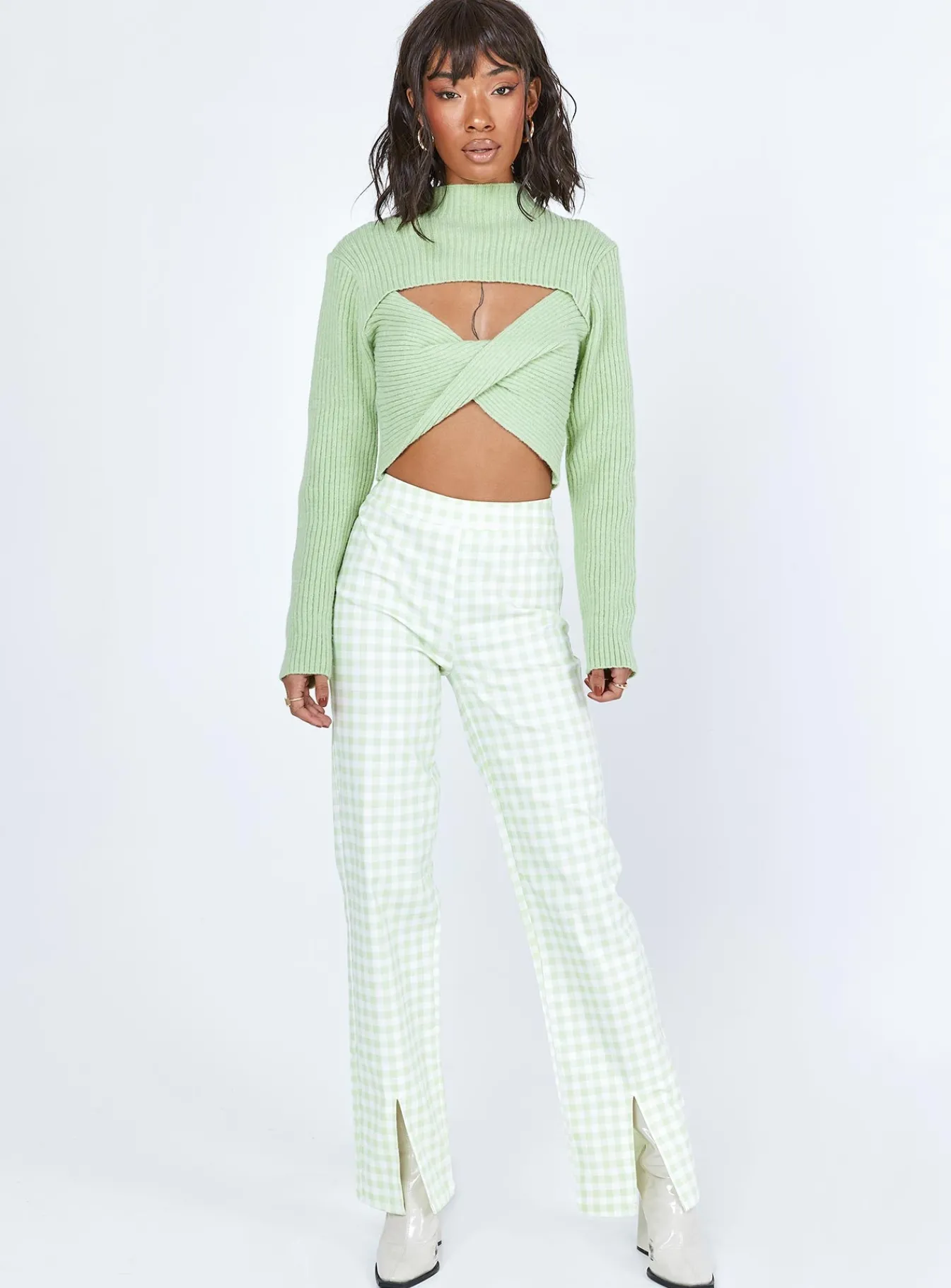 Princess Polly Halia Jumper/Sweater Green Best Sale