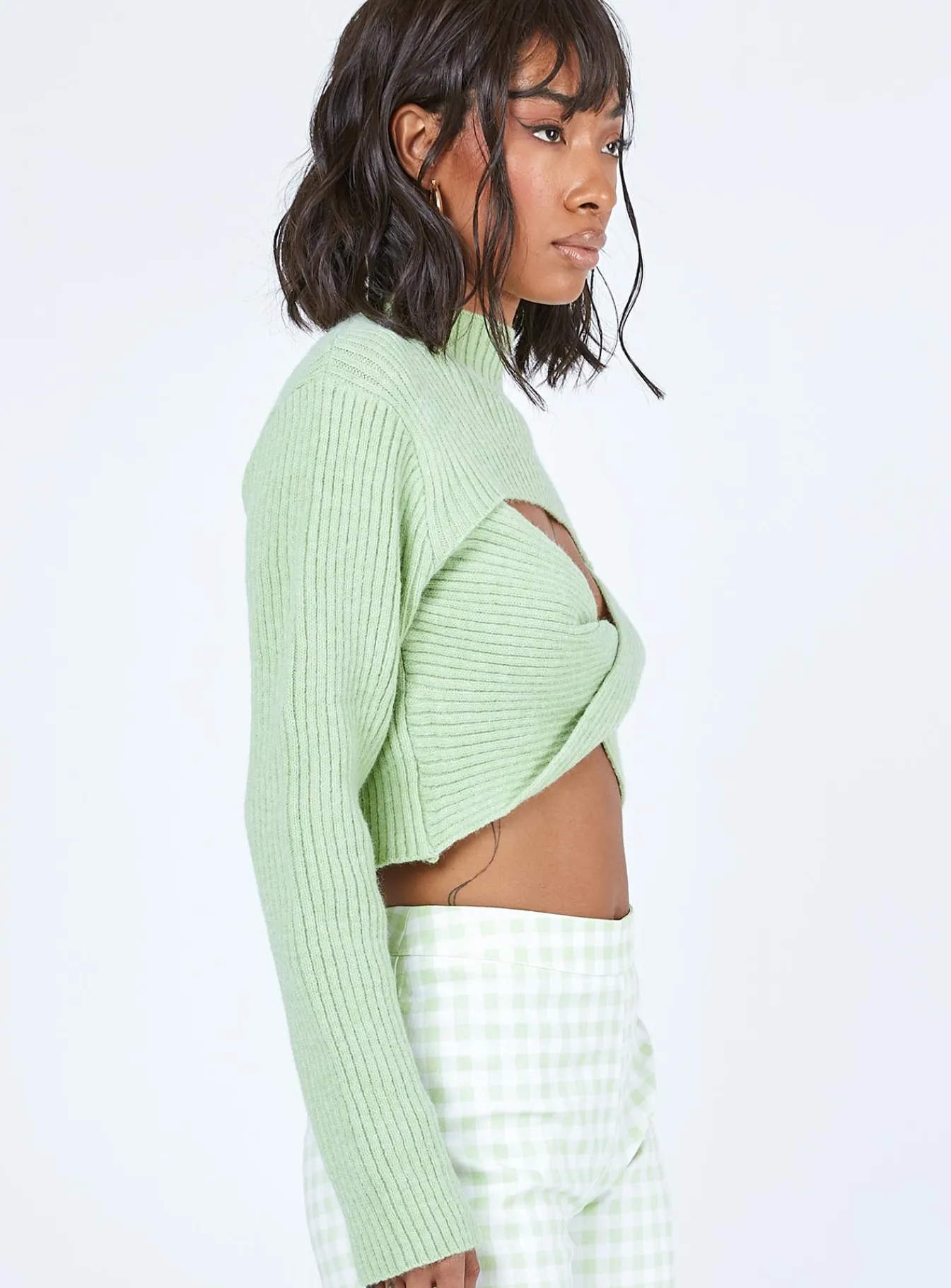 Princess Polly Halia Jumper/Sweater Green Best Sale
