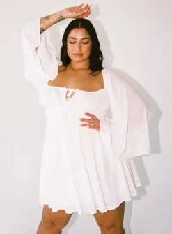 Princess Polly Halle Mini Dresscurve White Cheap